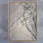 Shadowplay 4 Art Print - A3 Framed Canvas With Natural Wood Frame