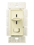 Lutron SLV-600P-AL Skylark 600-WATT Single-pole Magnetic Low-voltage Dimmer Almond