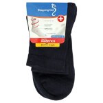 Diabetic Socks Quarter Length - Black - Quarter Length