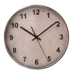 Round Glitter Wall Clock SGN2671