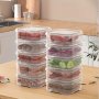 10pcs Set Food Storage Containers With Lids - BPA-Free Freezer-Safe Plastic Boxes For Fruits Vegetables Meat & More - Kitchen Organization Essentials Storage Containers