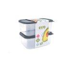 1 L Lunchbox 2PC Grey