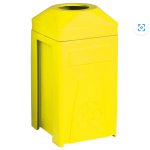 Super Modulus Plastic Recycling Bin – With Exterior Lid And Bin – Recmdolyl