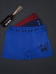 1 3 6PCS Boy's Underwear With Cute Cartoon Pattern Comfortable Breathable Elastic Suitable For 9-12 Years Old Boy's Daily Wear