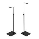 Elitnus Hanging Hook Bag Stand - Set Of 2 Adjustable Height Black Handbag Display Stand Set