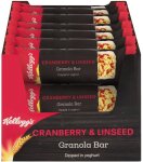 Cranberry & Linseed Granola Bar Pouch