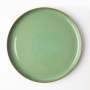 Flat Stackable Dinner Plate Choose From 6 Colours - Green