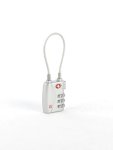 CELLINI Accessories Tsa Cable Lock Silver