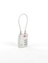 CELLINI Accessories Tsa Cable Lock Silver