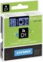 D1 Standard 12MM X 7M Tape Black On Blue