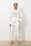 Relaxed Fit Track Pants - XL Milk