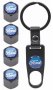 Ford Valve Cap And Key Ring Set
