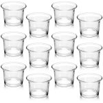 Ycxvacop Glass Votive Candle Holders Glass Tealight Candle Holder Tea Light Candle Holder Glass Tea Lights Holders Clear Glass T