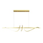 Rhythm LED Pendant Light Gold Or Black - Black