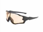 D'arcs Vivid Sport Sunglasses Matte Black Frame Aura React Lens