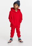 Brushed-inside Joggers - Red