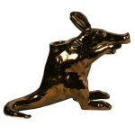 Sally The Aardvark Candle Holder - Bronze