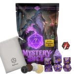 Biisaa Dnd Mystery Dice Set With Random Polyhedral Dice & Bonus Loot