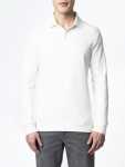 Polo Essential Pique Ls White Golfer - XL White