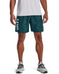 Men's Ua Woven Emboss Shorts - Tourmaline Teal XXL