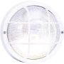 Round Grid Pvc Bulkhead White BH022
