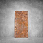 Wall Art D095 - 2000 X 1000 X 20 Indoor Matt Silver Cool White