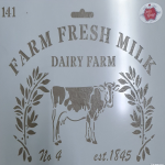 Dairy Farm Stencil