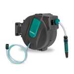 Automatic Hose Reel - Incl. 25M Garden Hose Nozzle And Couplings