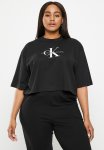 Calvin Klein Plus Archival Monologo Tee - Ck Black
