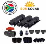 D.i.y Triple Density Pool Solar Panels 3 Panel Kit With Fittings