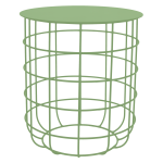Grid Side Table - Green Air Semi Matt