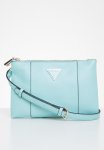 Guess Noelle Double Zip Crossbody - Turquiose