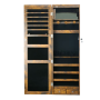 Jewelry Storage Cabinet Mirrored Jewelry Cabinet 120 Cm Wall Mounted/door Storage Cabinet - Country Brown
