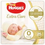 Huggies Extra Care Nappies - Size 0 - 25 Pack
