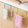 1PC Hanging Towel Rack Towel Holder For Kitchen Toilet Cabinet Door Bathroom Free Punch Wall Hanging Towel Hanger