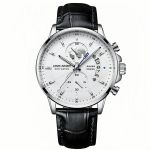 Men's Fashion Business Quartz Watch Genuine Leather Strap
