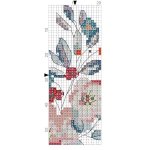 Green & Red Flower Glasses Case 7 X 17CM
