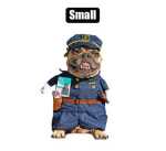 Pet Dog Novelty Clothing Police-small Marketplace Brits Bros