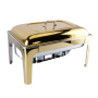 Condere Golden Chafing Dish CDH-35 10L Stainless Steel Buffet Server