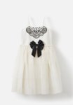 Cotton On Isabella Dress Up Dress - Dark Vanilla Black Bow
