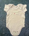Woolworths Purple Summer Love Baby Grow Vest Newborn
