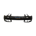 Vw Polo 9N Front Bumper Round Lights Plain 02-04