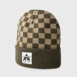 Airwalk Aw Checkerboard Beanie _ 181397 _ Green - All Green