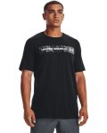 Men's Ua Camo Chest Stripe Short Sleeve - Black Sm