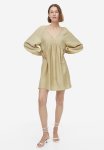 A-line Dress - Light Beige