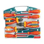 Total Tools Set Screwdriver & Plier Insulated 8PCS
