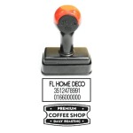 Shiny Duo Hand Stamp 40X75MM