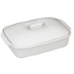 Rectangular White Casserole 31CM