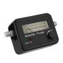 Satellite Finder Tv Signal Strength Meter Digital Signal Finder Sat Receiver Professional Locators Portable Aerial Terrestrial Detector Black Backgro