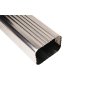 Galvanized Steel Square Downpipe 100MM X 100MM X 2.7M Soldered Shoe Premier